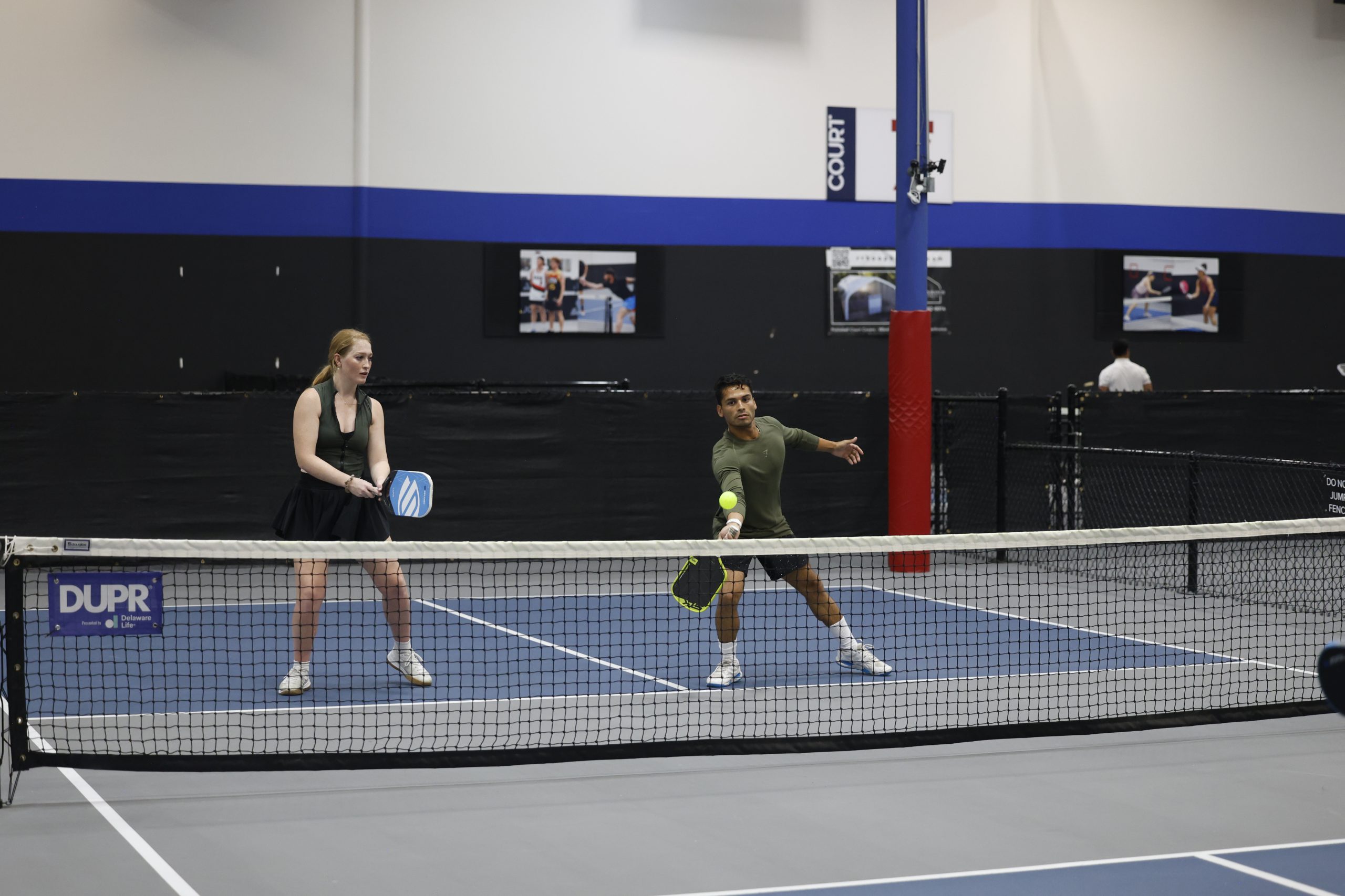 Players on the courts at Club Pickleball USA Orem