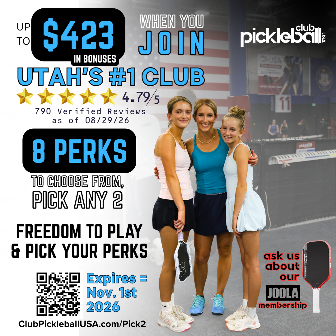 Pick 3 — Club Pickleball USA's current membership offer